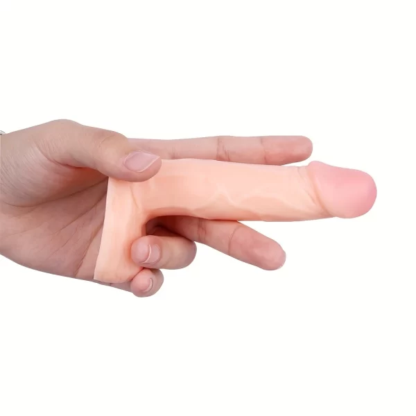 Klein piemeltje dildo met ballen perfect voor anaal en beginners!