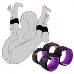 2-delige Verstelbare BDSM Set – Handboeien & Dijbeenmouwen