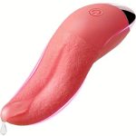 Tong Vibrator, met een lekker zacht uiteinde voor het echte tong gevoel. Clitoris, G-Spot, Anaal, kinky masturbator