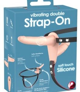 Vibrerende dubbele Strap-On