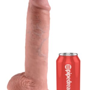 27cm dildo met Ballen – Realistisch, krachtig en handsfree plezier