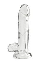 Clear Dildo TPE 18 cm