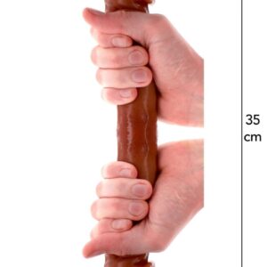Foreskin Double Dong Silicone 35 cm