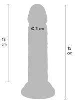 Deluxe Dual Density Dong TPE 15 cm