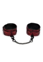 Reverse PU Leather Ankle Cuffs